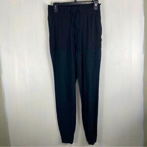 Express High Rise Loungewear Comfy Cozy Pajama Pants Jogger Sweatpants Black‎